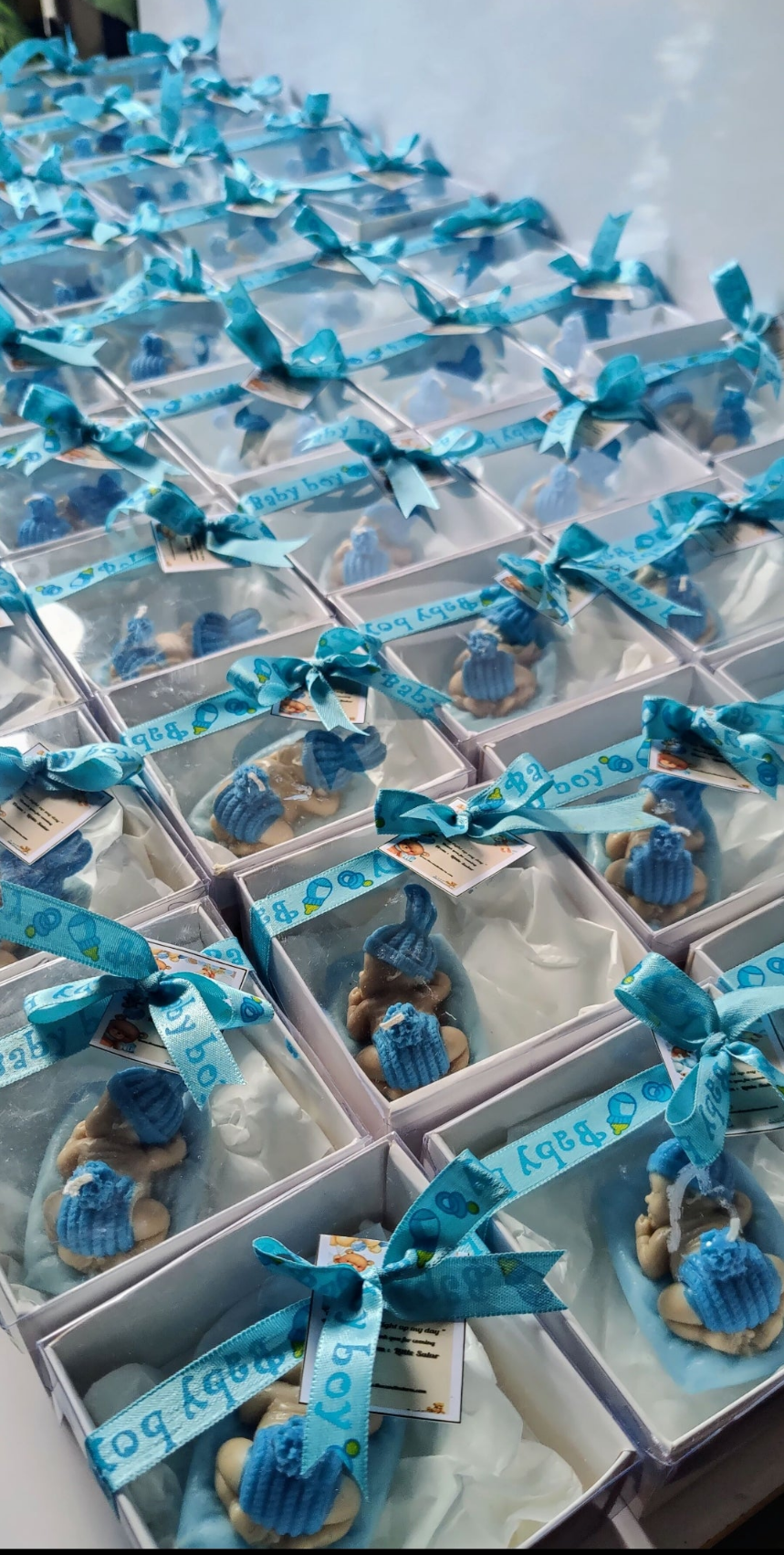 “Sleeping Baby Candle – Gift Box  | Baby Shower Favors”