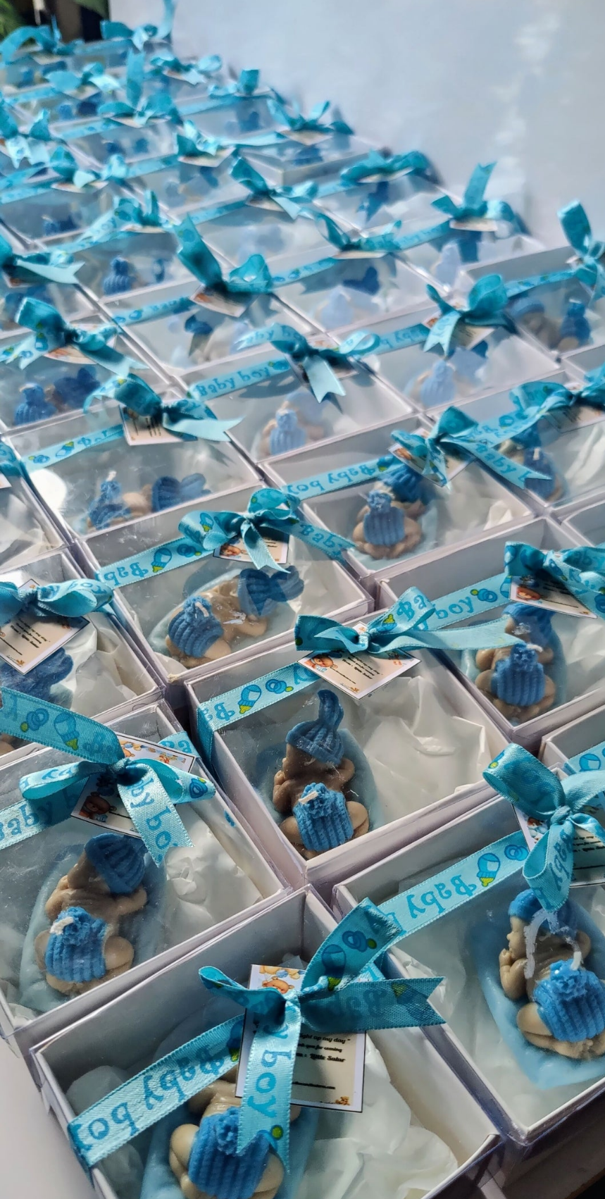 “Sleeping Baby Candle – Gift Box  | Baby Shower Favors”