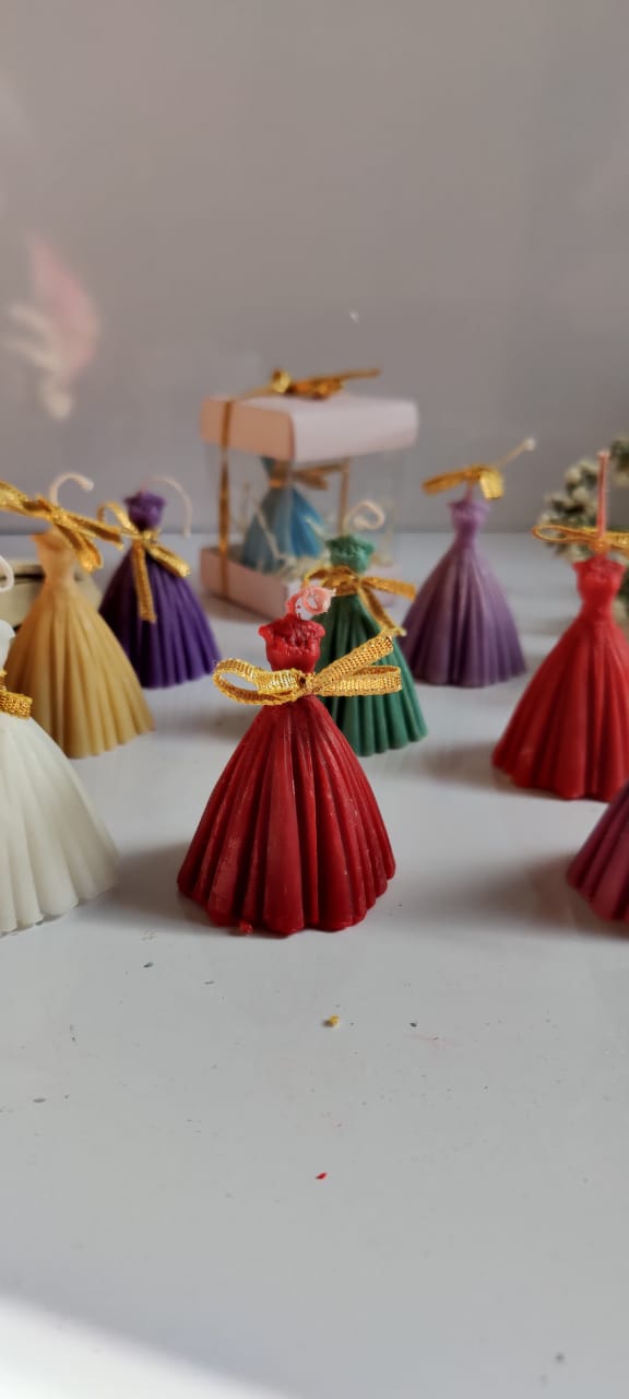 Bridal Dress Candle