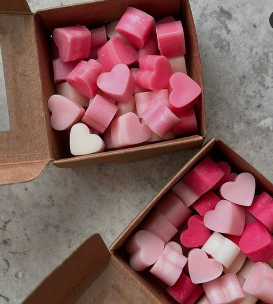 Heart Wax Melts - 100 pieces