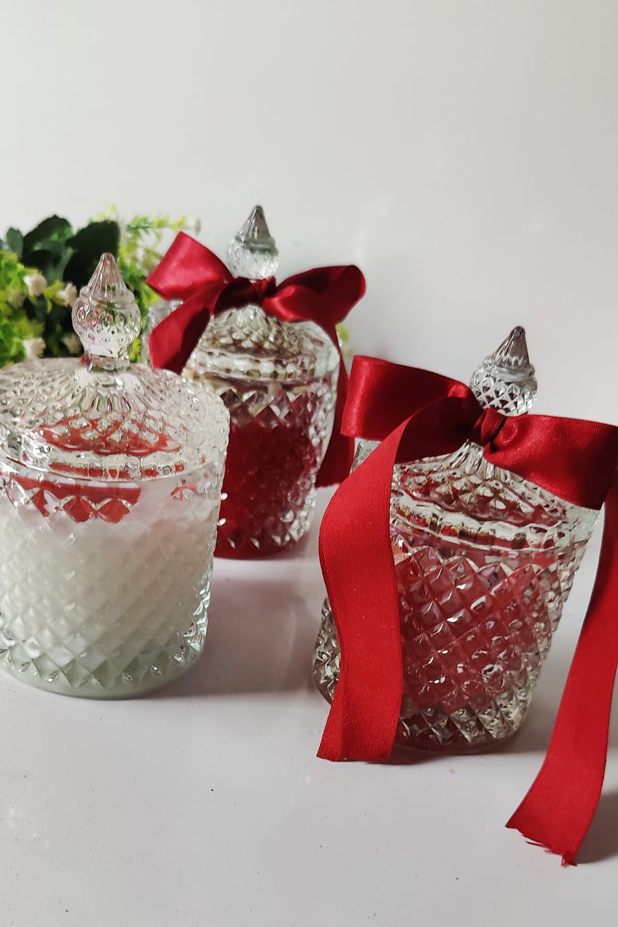 crystal glow candle