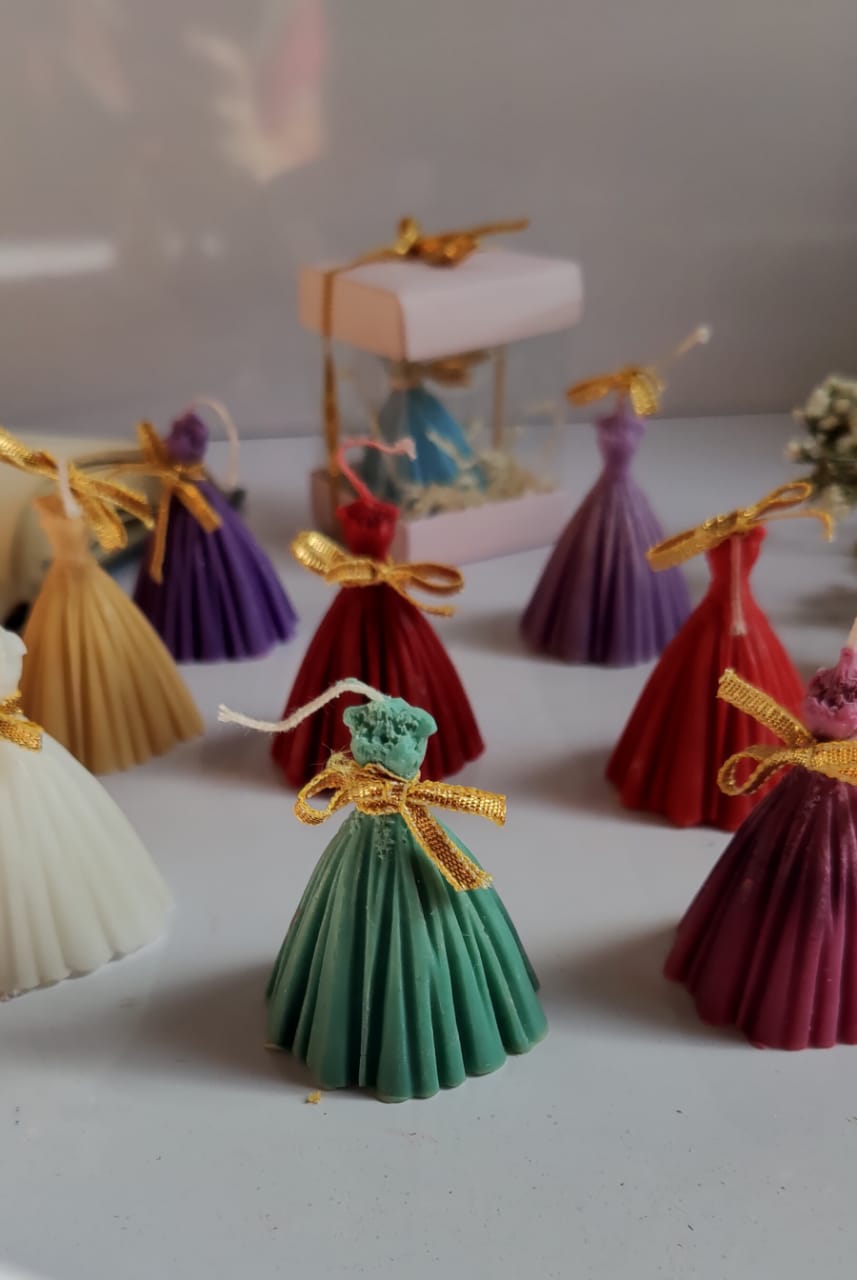Bridal Dress Candle