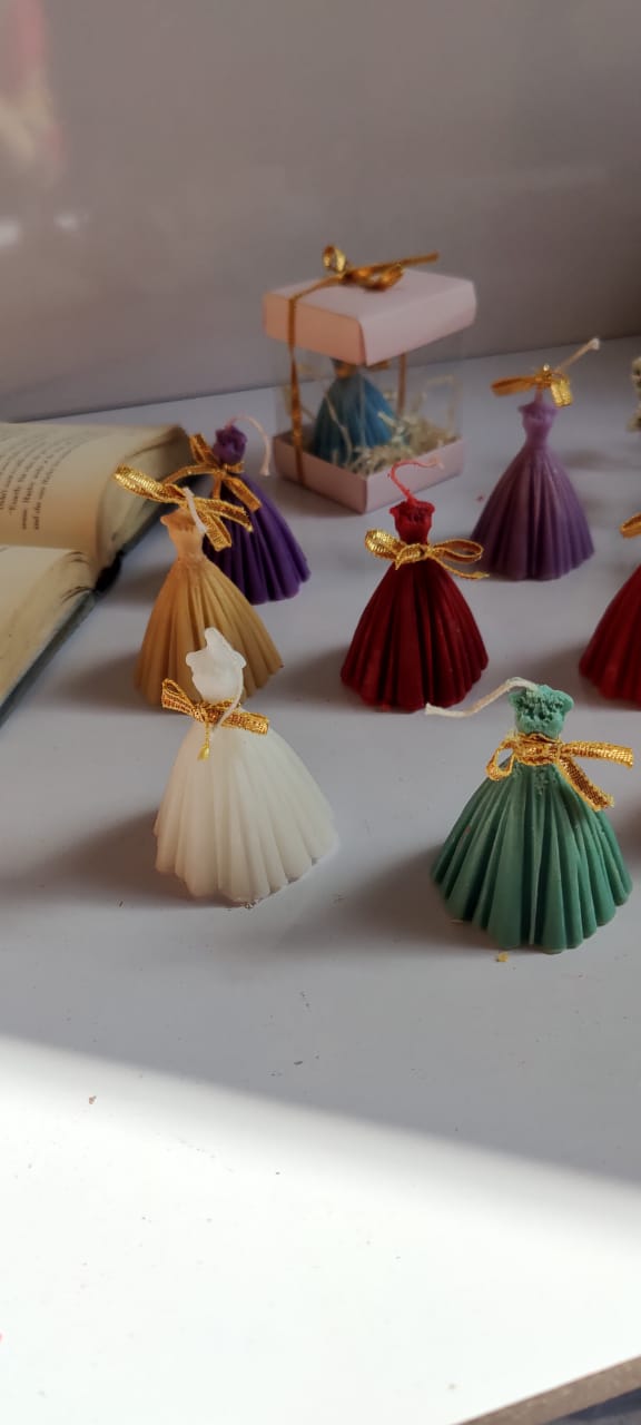Bridal Dress Candle