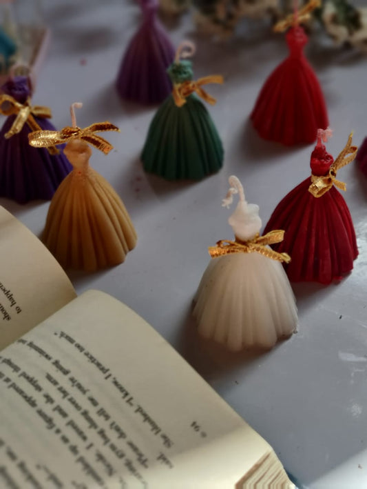 Bridal Dress Candle