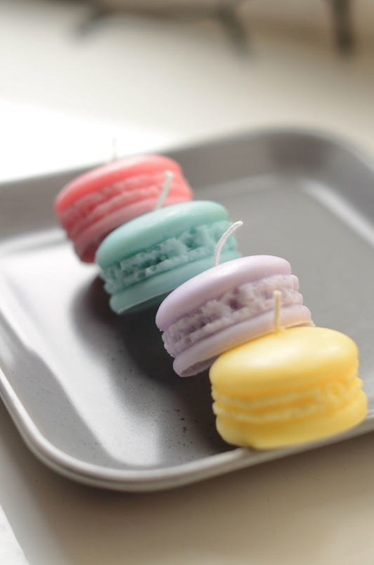 Macaron Candle – Cute, Colorful & Scented Delight