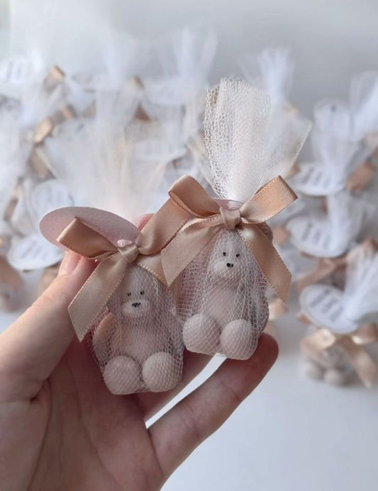 Teddy Bear Candle – Wrapped in Love