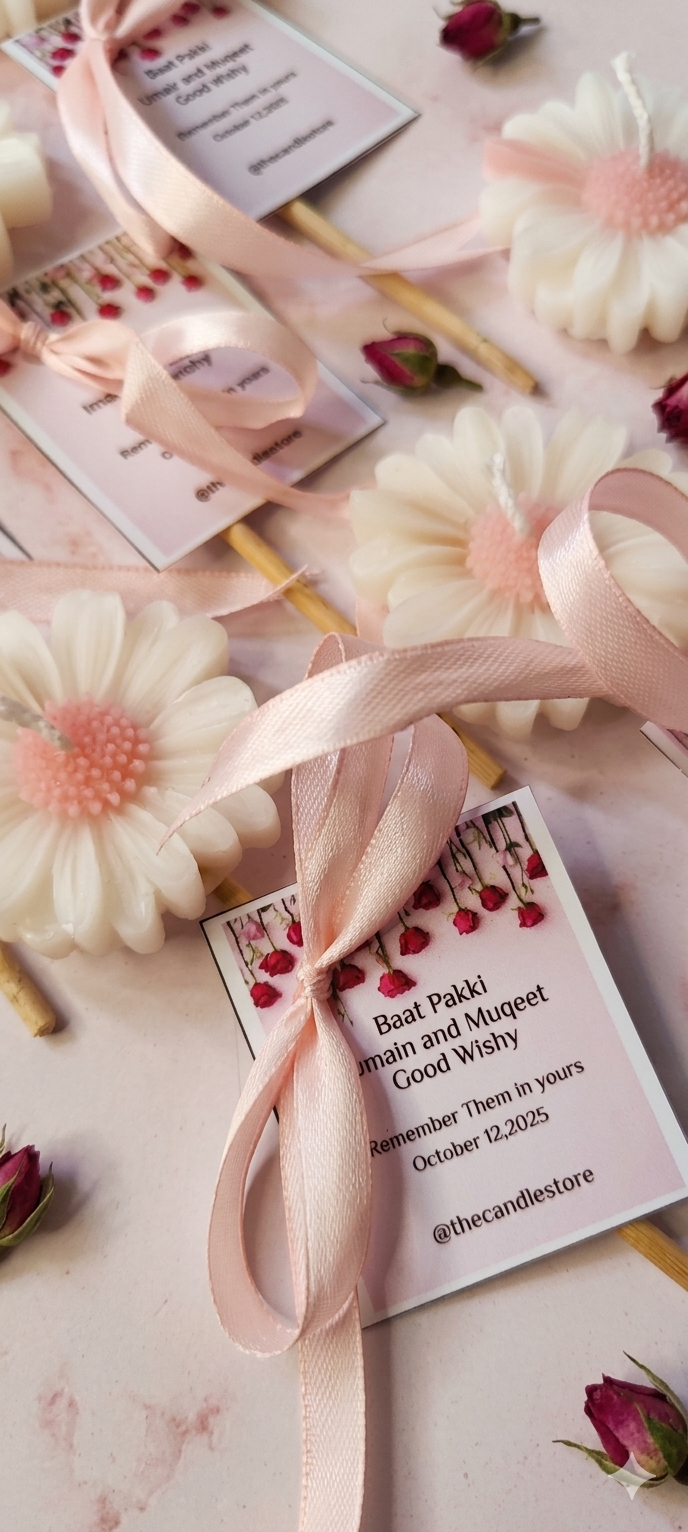Daisy Candle Sticks for Gifting