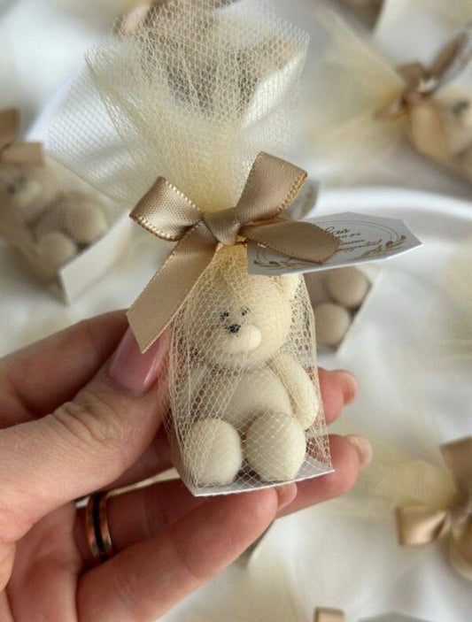 Teddy Bear Candle – Wrapped in Love