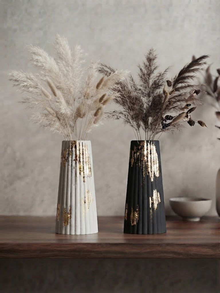 Long Striped vase