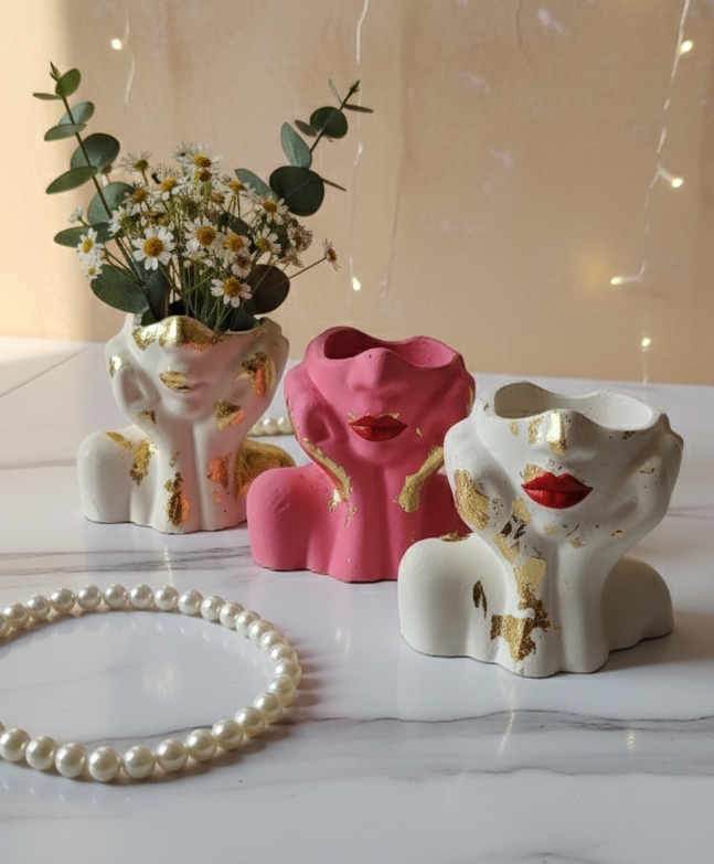 Luxury Face Vase Decor