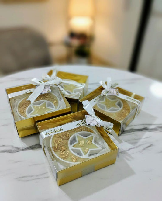 Moon star 🌙✨ candle tray with gift packing 🎁