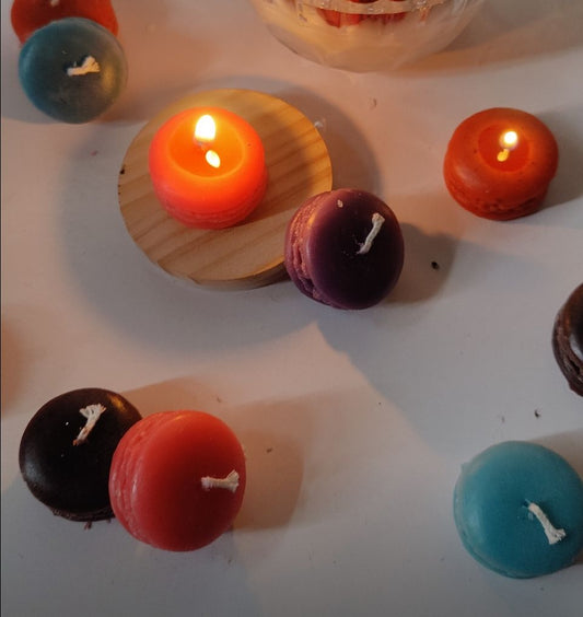 Macaron Candle – Cute, Colorful & Scented Delight