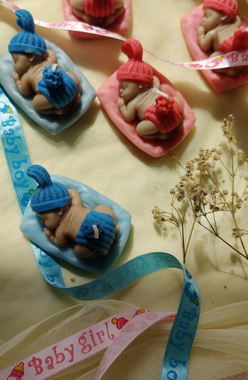 Sleeping Baby Candle