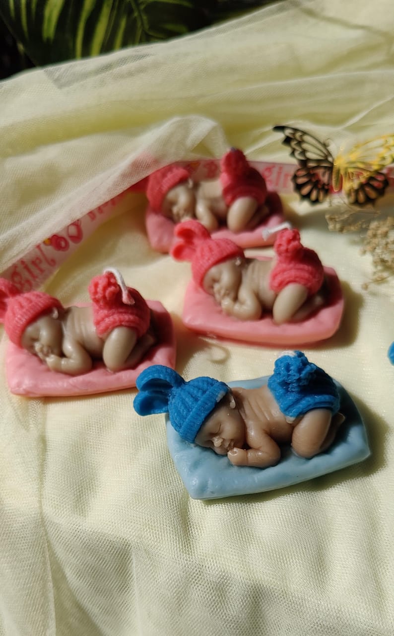 Sleeping Baby Candle