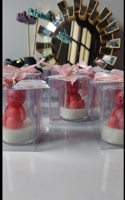 Teddy Bear in Glass Jar with box packing