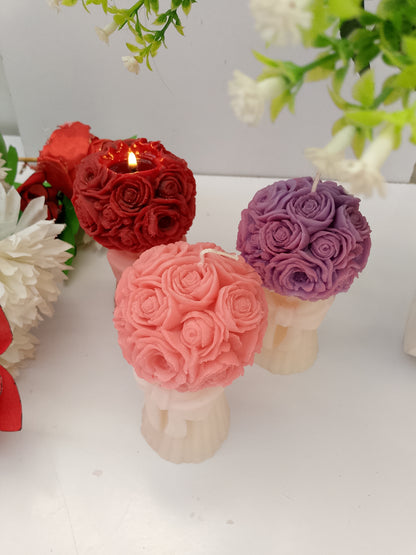 Bow Glow Bouquet Candle