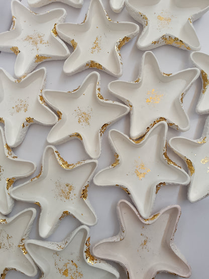 Handcrafted Sea Star Ceramic Tray – Coastal Decor