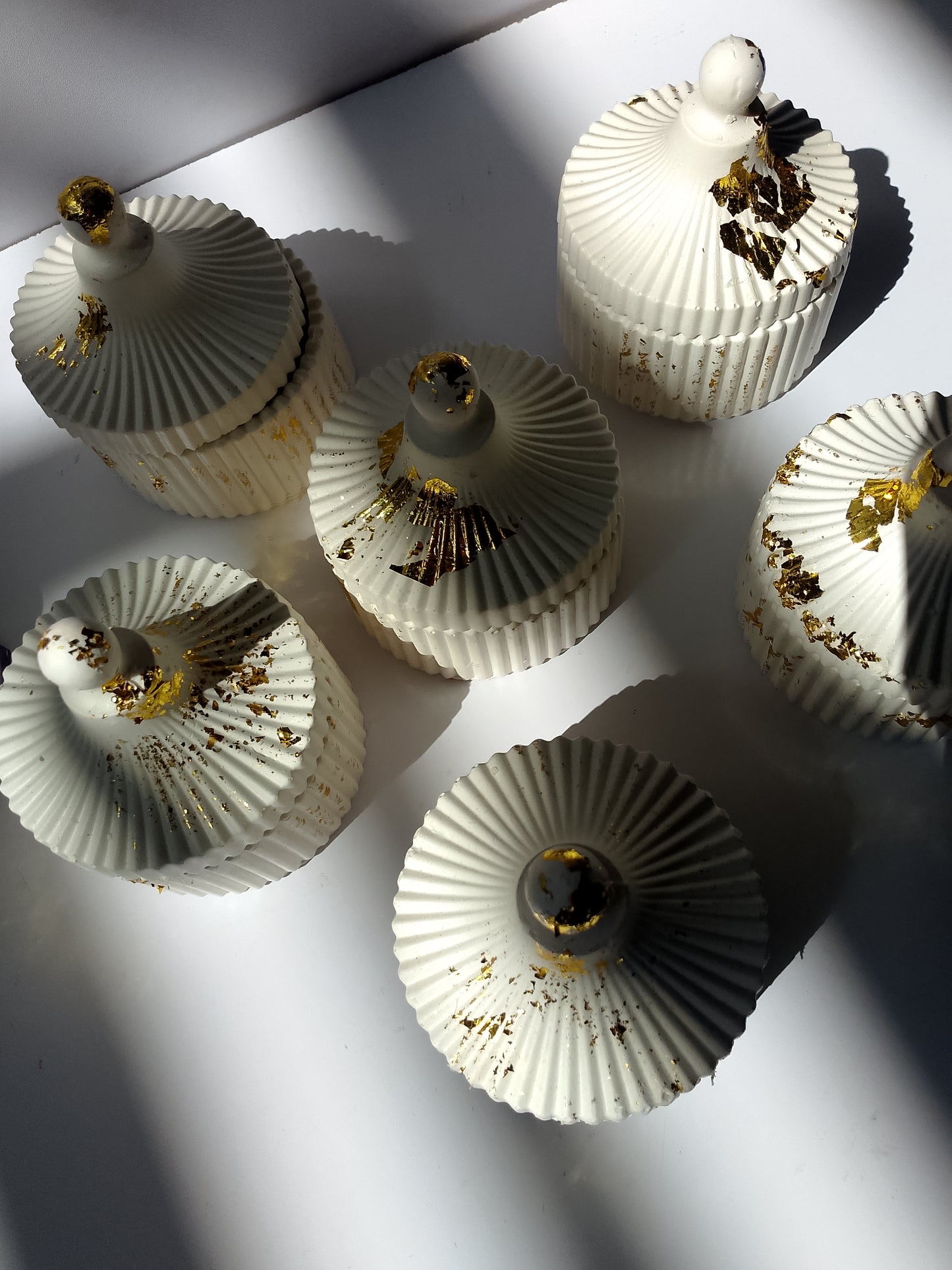 Handcrafted Ceramic Storage Jar – Matte White Finish