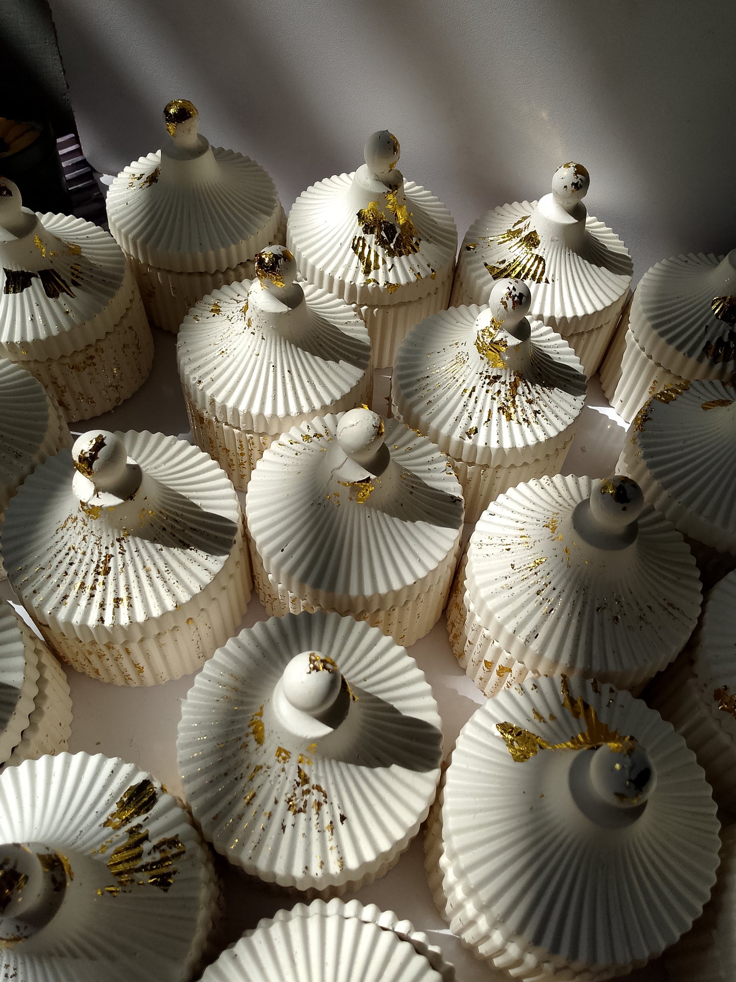 Handcrafted Ceramic Storage Jar – Matte White Finish