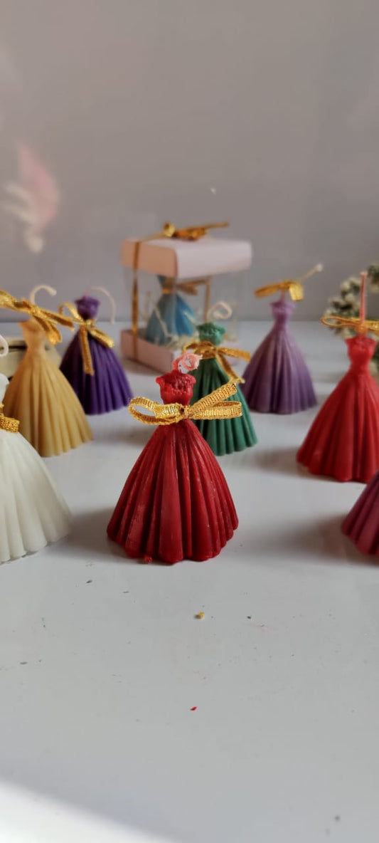 Bridal Dress Candle