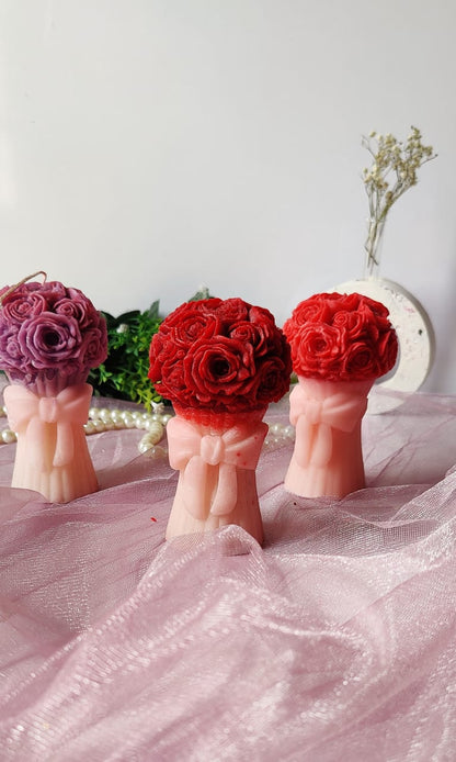 Bow Glow Bouquet Candle