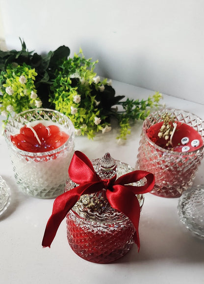 crystal glow candle
