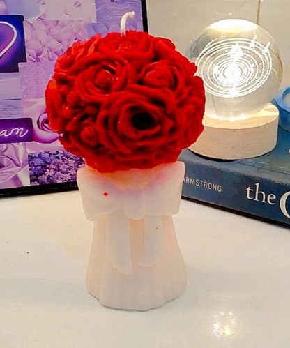 Bow Glow Bouquet Candle