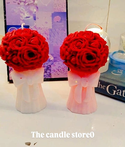 Bow Glow Bouquet Candle