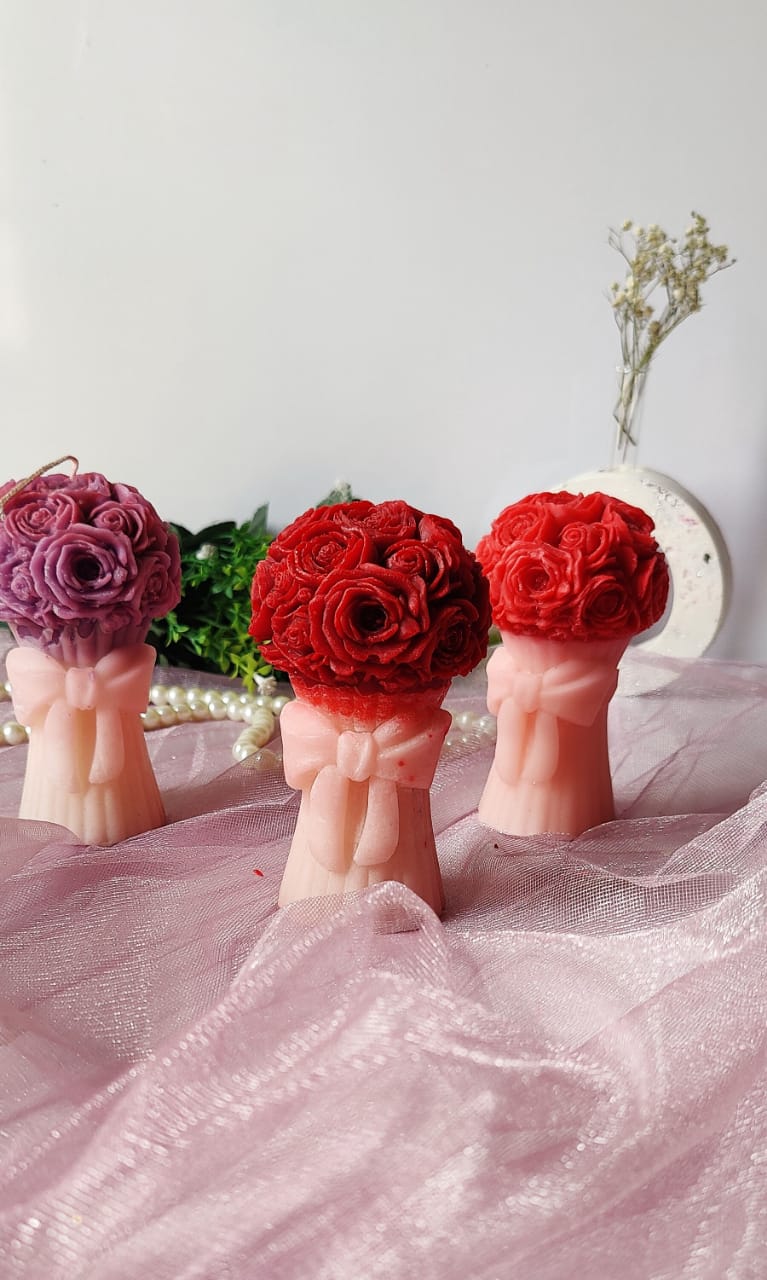 Bow Glow Bouquet Candle