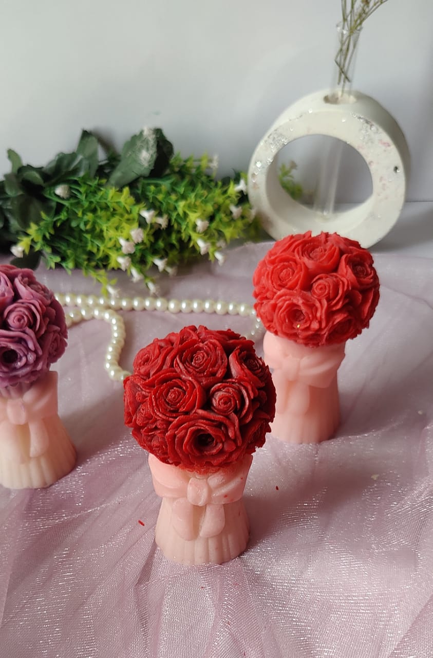 Bow Glow Bouquet Candle