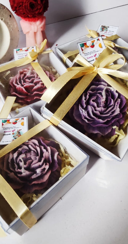Big Peony Scented Candle with Elegant Gift Box