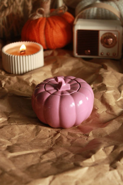 Pumpkin Jar – Charming Ceramic Storage Jar with Autumn Vibes