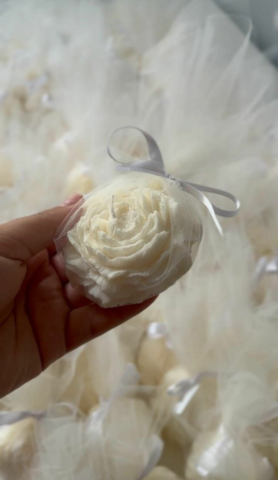 Peony with wrap packing