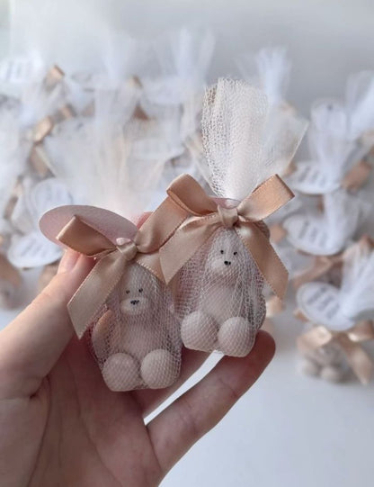 Teddy Bear Candle – Wrapped in Love
