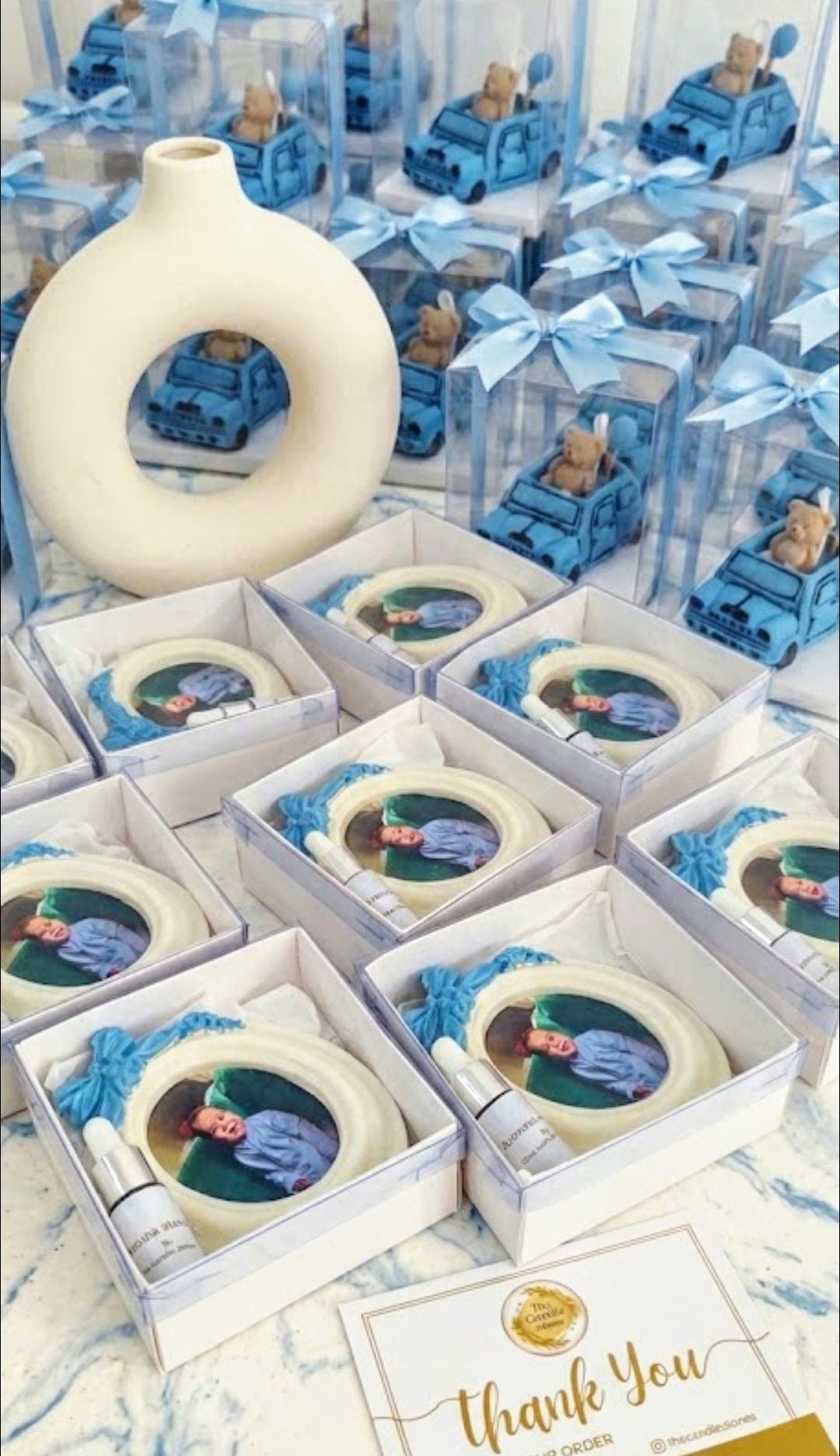 Frame Aroma stone box packing |aroma bottle+ Stand | birthday| announcement