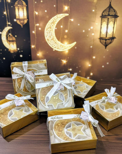 Moon star 🌙✨ candle tray with gift packing 🎁