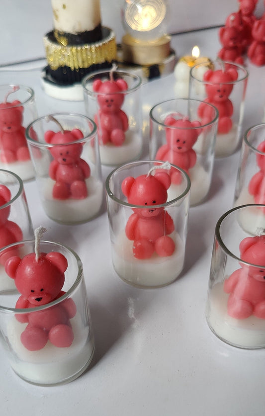 Teddy Bear Candle in Jar – Birthday & Couple Gift