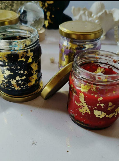 Royal Gold Flake Candle