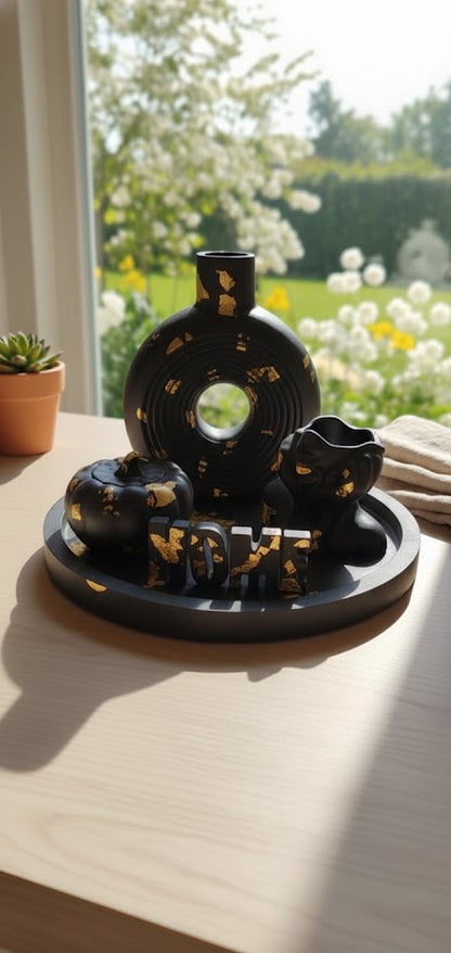 Hollow Round Vase Decore set 🤍