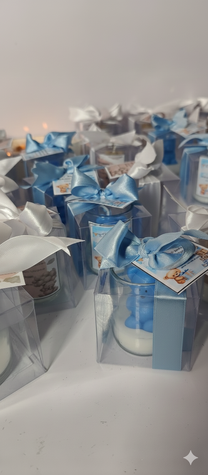 Teddy Bear Candle – Cute Decorative Candle for Gifts, Birthdays & Baby Showers