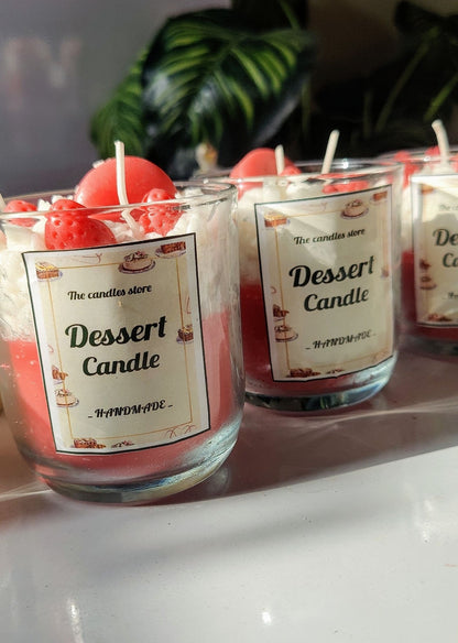 Dessert Scented Candle – Sweet & Cozy Home Fragrance”