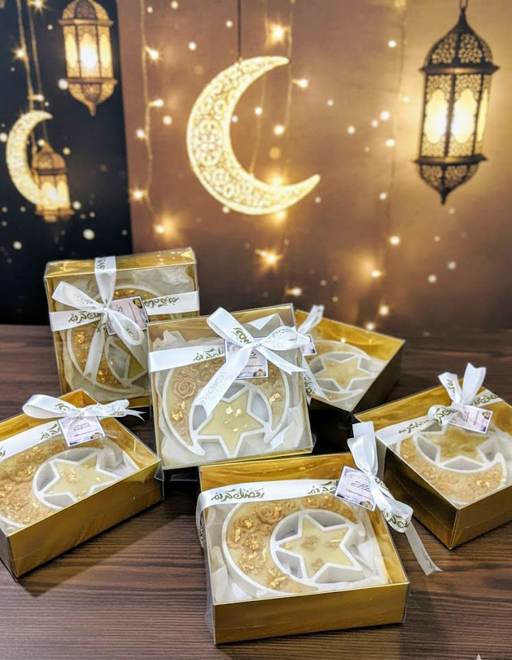 Moon star 🌙✨ candle tray with gift packing 🎁