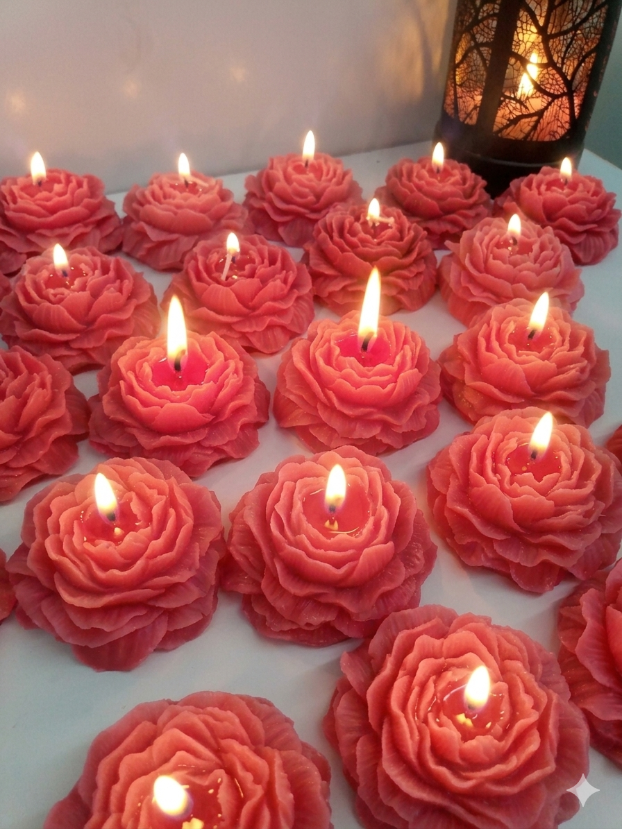 Peony Candle
