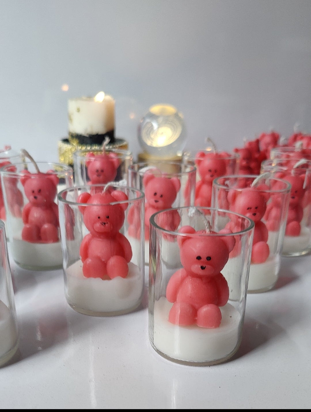 Teddy Bear Candle in Jar – Birthday & Couple Gift