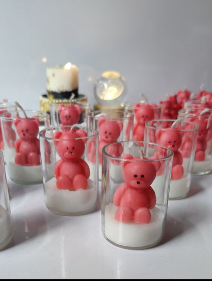 Teddy Bear Candle in Jar – Birthday & Couple Gift