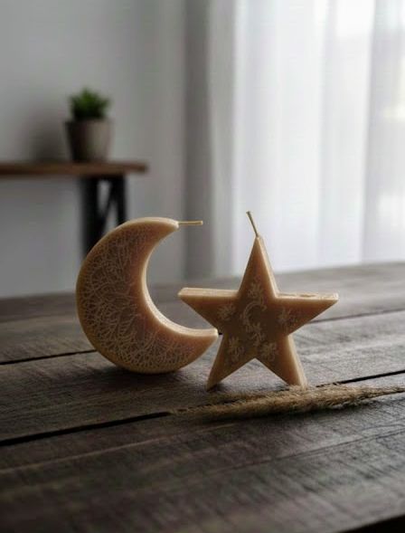 Moon star candle| Eid special| Ramadan special