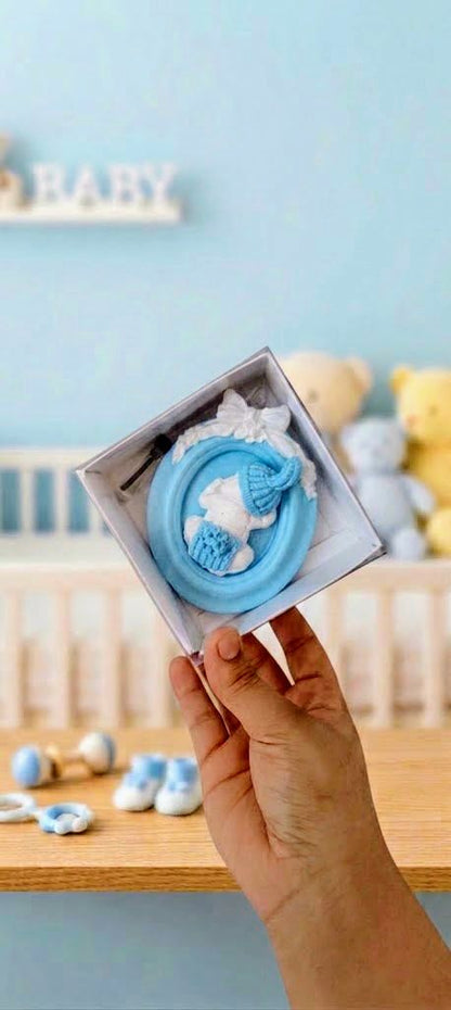 Sleeping baby stone frame| fragrance| stand