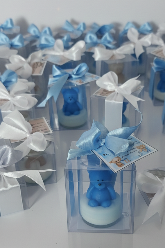 Teddy Bear Candle – Cute Decorative Candle for Gifts, Birthdays & Baby Showers