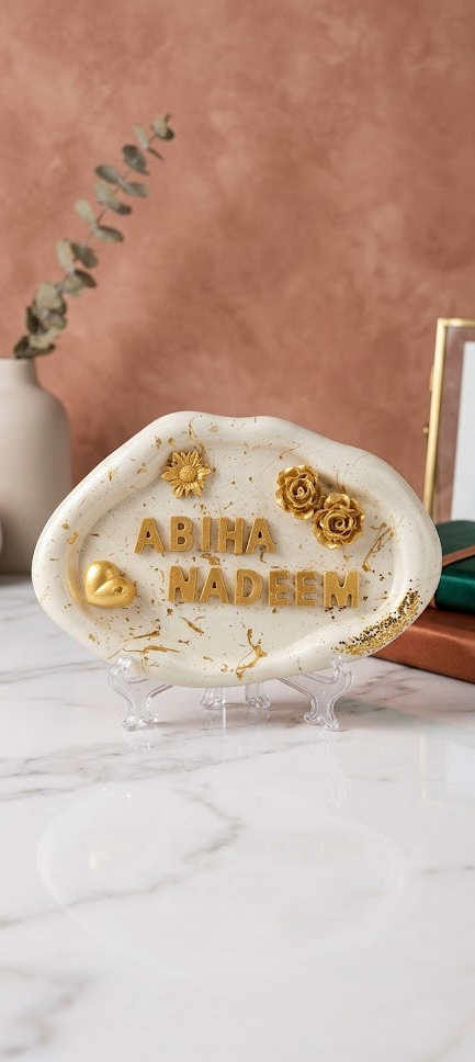 Name Customize Flora Tray with Stand