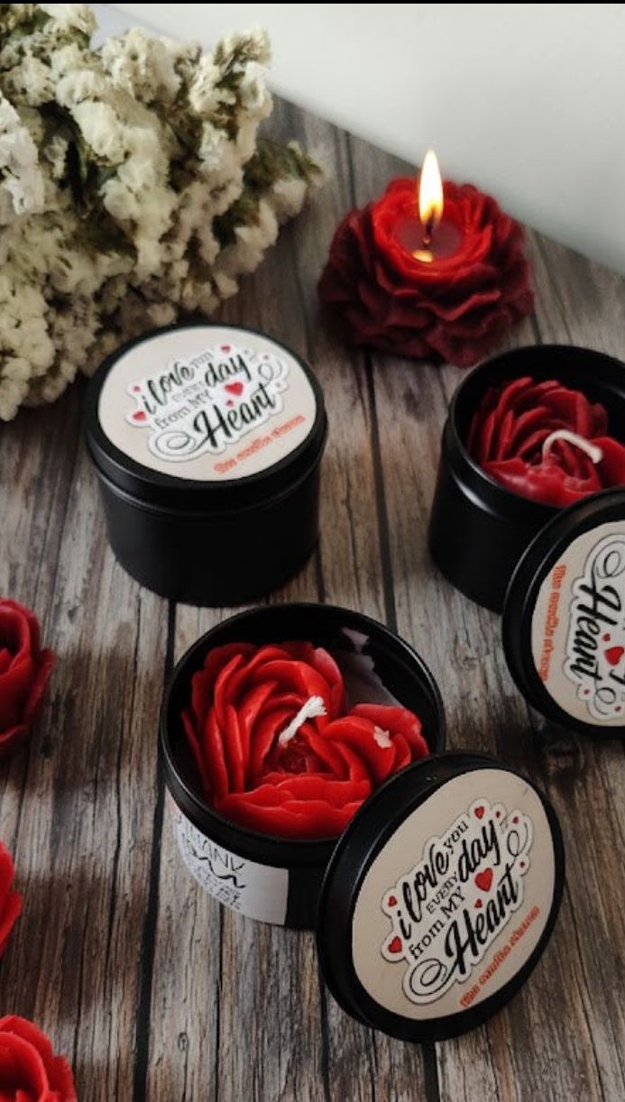 Love jar candle|Valentine's special ❤️